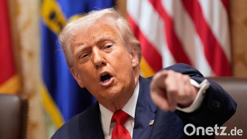 US-Präsident Trump will womöglich auf den Import von chinesischem Speiseöl verzichten. Bild: Alex Brandon/AP/dpa