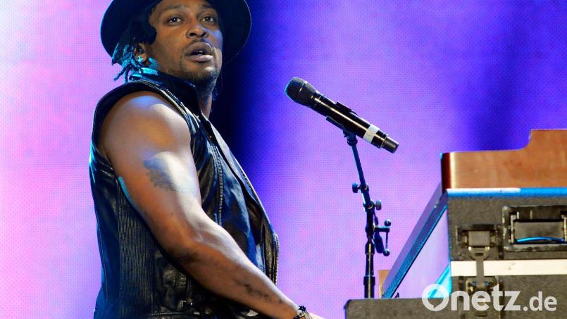 Der US-Musiker D&#039;Angelo 2012 bei einem Auftritt in New Orleans. (Archivbild) Bild: Cheryl Gerber/Invision/AP/dpa