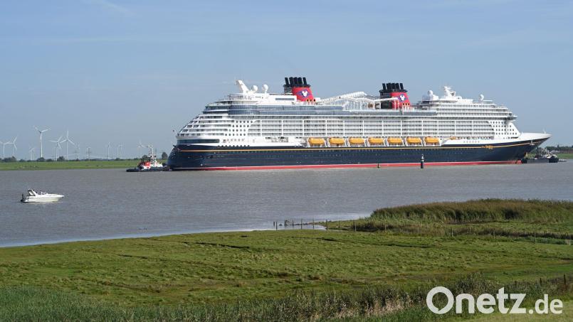 Die „Disney Destiny“ ist das jüngste von der Meyer Werft fertiggestellte Kreuzfahrtschiff. (Archivfoto) Bild: Lars Penning/dpa
