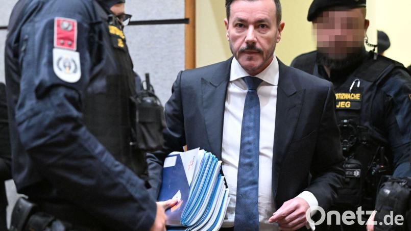 Nach einem ersten Urteil kommt ein neuer Prozess auf den Ex-Milliardär René Benko zu. Bild: Barbara Gindl/APA/dpa