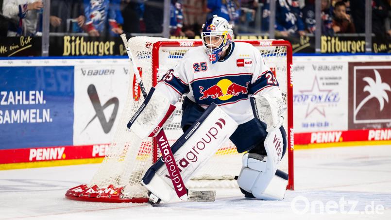 Die Blue Devils Weiden haben sich noch einmal auf der Torhüterposition verstärkt: Simon Wolf vom DEL-Klub EHC Red Bull München unterstützt den Eishockey-Zweitligisten ab sofort per Förderlizenz. Bild: Red Bull München / City-Press GmbH