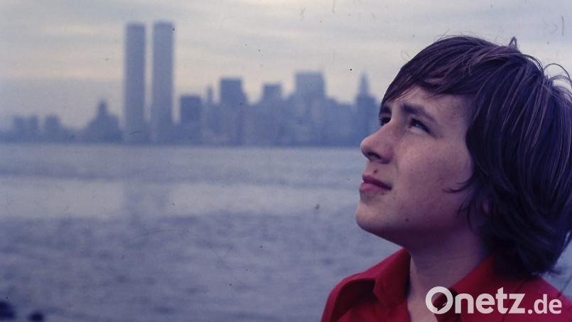 Als 13-Jähriger in New York - aber nicht allein. Gemeinsam mit 65 Spielleuten aus Hirschau nahm Werner Stein 1975 an der Steuben-Parade teil. Bild: Archiv Werner Stein