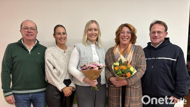 Einführung der neuen Leiterinnen des Kindergartens Don Bosco in Vohenstrauß (von links): Kirchenpfleger Werner Hanauer, Elternbeiratsvorsitzende Sabine Krahmer, Stellvertretung Katharina Hösl, Leitung Birgit Bocka und Pfarrer Alexander Hösl. Bild: Corinna Hanauer