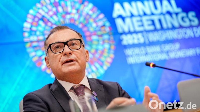 Bundesbankchef Joachim Nagel in Washington. Bild: Kay Nietfeld/dpa