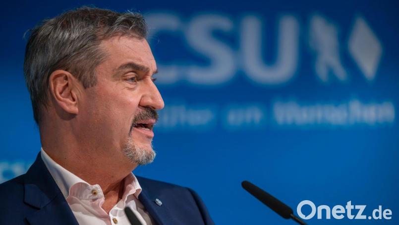 CSU-Chef Markus Söder wählt klare Worte in Richtung AfD. Bild: Peter Kneffel/dpa