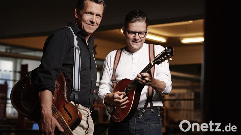 American Blues & Roots Music mit Peter Crow C. und Ferdinand Jelly Roll Kraemer. Bild: Christian Kaufmann/exb