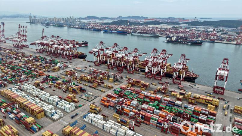 Chinas Wirtschaft verliert an Schwung. Die zweitgrößte Volkswirtschaft legte im dritten Quartal noch um 4,8 Prozent zu. (Archivbild) Bild: Li Ziheng/XinHua/dpa