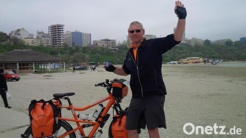 Robert Bayer auf seiner Reise mit dem Fahrrad. Für ihn war sie nicht nur ein Abenteuer, sondern auch eine Befreiung. Bild: Robert Bayer