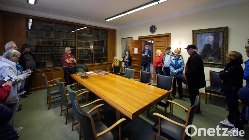 Die geschichtsträchtige Konferenzbibliothek war das Zentrum der alten Maxhütten-Verwaltung. Bild: gac