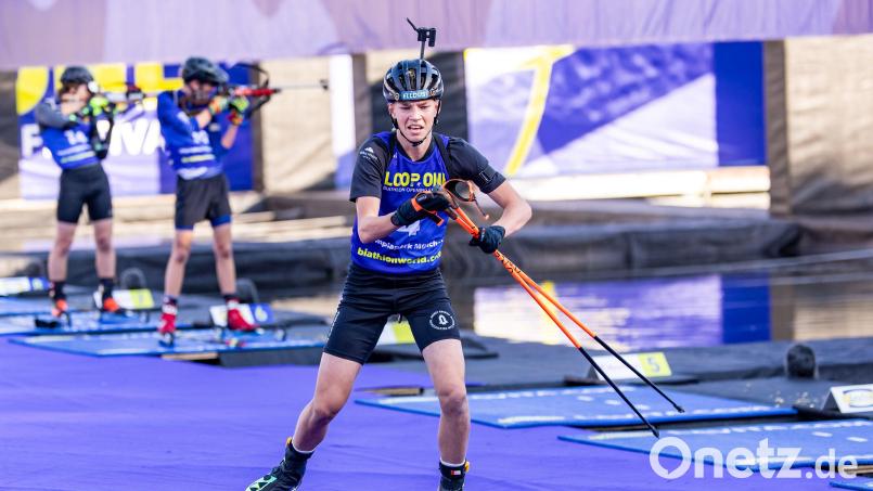 Der Ebnather Laurenz Schopper wurde im Massenstart der Junioren in München Dritter. Bild: Grega Valancic/Voigt