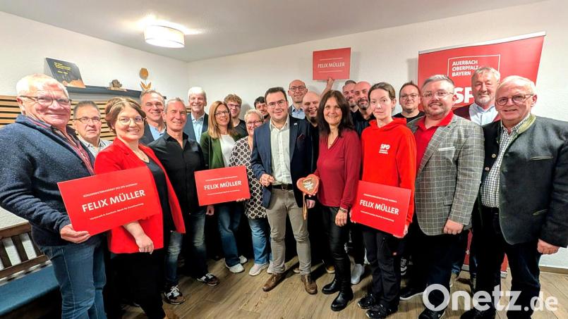 Die SPD Auerbach stellt zum ersten Mal seit 2008 einen eigenen Bewerber um das Bürgermeisteramt. Bild: Oliver Winklmeier