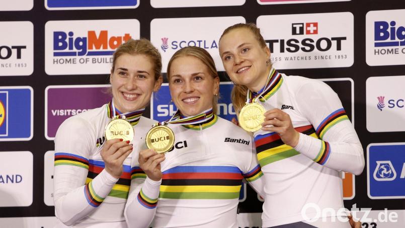 Die deutschen Teamsprinterinnen blieben diesmal ohne WM-Medaille. (Archivbild) Bild: Will Matthews/Press Association/dpa