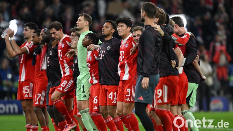 Die Bayern beim Feiern: In der Königsklasse warten aber jetzt zwei Hammer-Gegner auf die Münchener. Bild: Sven Hoppe/dpa