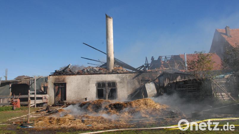 Diese Maschinenhalle in Pilsheim brannte bis auf die Grundmauern ab. Bild: pop