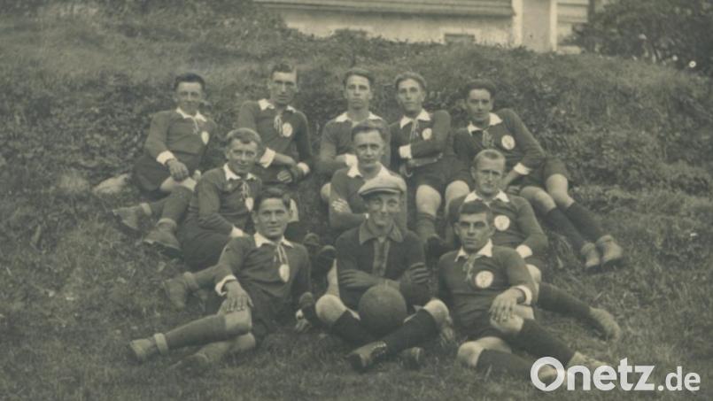 Die Sportgruppe war in den 1930er Jahren Vorläufer des heutigen SV Riglasreuth. Bild: Archiv SV Riglasreuth/exb