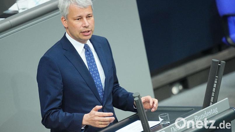 Bilger verteidigt Bundeskanzler Merz gegen die Kritik. (Archivbild) Bild: Michael Kappeler/dpa