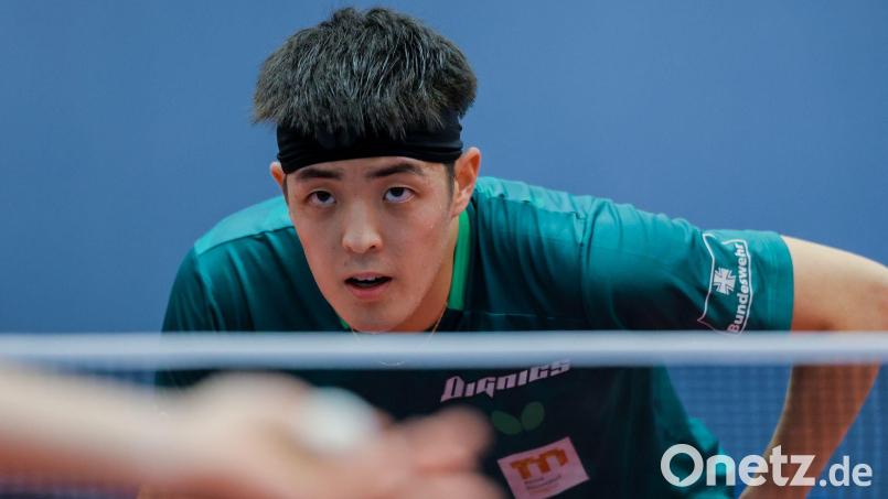 Tischtennis-Nationalspieler Dang Qiu gewinnt das WTT-Turnier in London. Bild: Rolf Vennenbernd/dpa