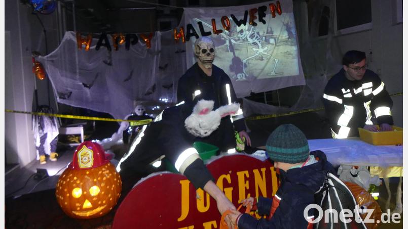 Beim Gruselspaziergang durch Eschenbach gings schaurig zu. Bild: rn