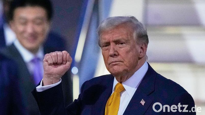 Trump und Kim Jong Un hatten sich während der ersten Amtszeit des Republikaners mehrfach zu Gesprächen getroffen. Bild: Louise Delmotte/AP/dpa