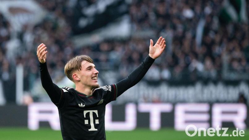 Hat eine Zukunft beim FC Bayern: Lennart Karl. Bild: Marius Becker/dpa