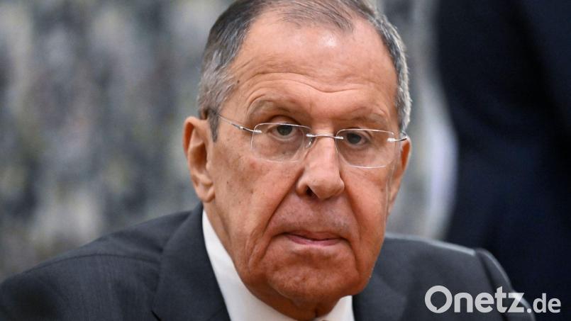 Lawrow schlägt eine russische Nichtangriffsgarantie für EU und Nato vor. (Archivbild) Bild: Alexander Nemenov/POOL AFP/dpa