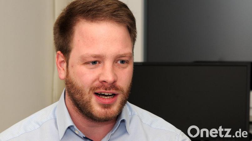 Henner Wasmuth erklärt, die Junge Union wolle sich künftig breiter aufstellen, um junge Menschen stärker in politische Arbeit einzubinden. Archivbild: Stephan Huber