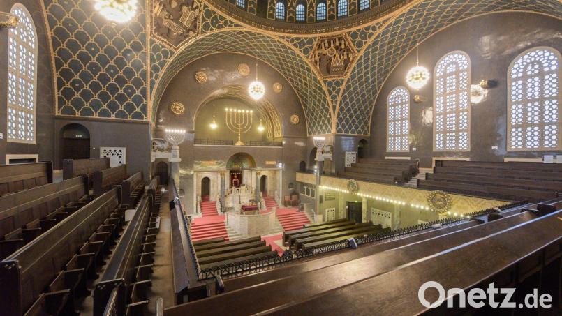 Das zur monumentalen Augsburger Synagoge gehörende jüdische Museum wird 40 Jahre alt. (Archivfoto) Bild: picture alliance / Stefan Puchner/dpa