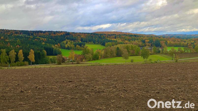 Die derzeit noch nicht verwirklichten Windkräder im Teichelberg, der im Herbst bunt leuchtet, beschäftigen derzeit die Bürger. Bild: wro