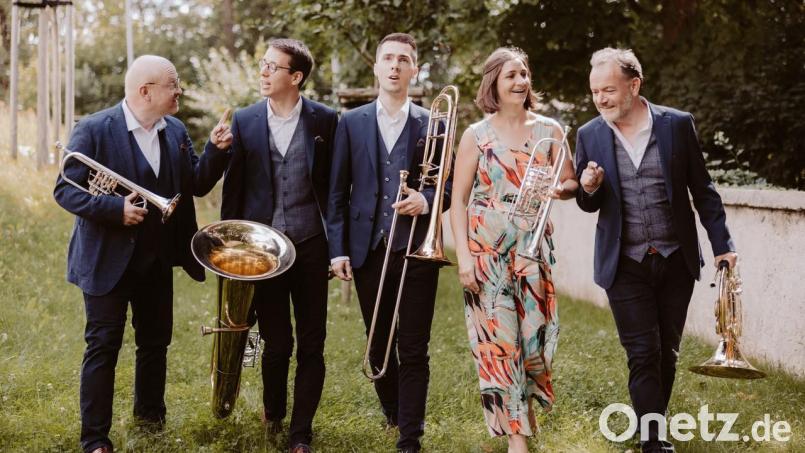 Das fünfköpfige Ensemble von Harmonic Brass. Bild: Tobias Epp Fotografie/exb