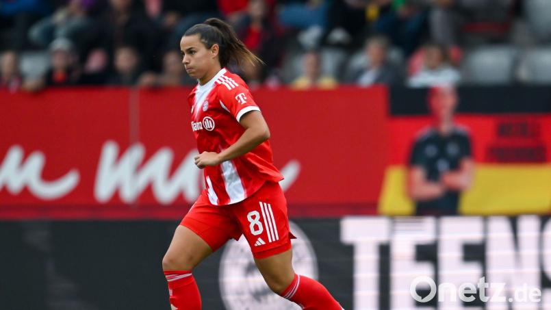 Lena Oberdorf fehlt dem FC Bayern erneut aufgrund einer Knieverletzung. Bild: Sven Hoppe/dpa