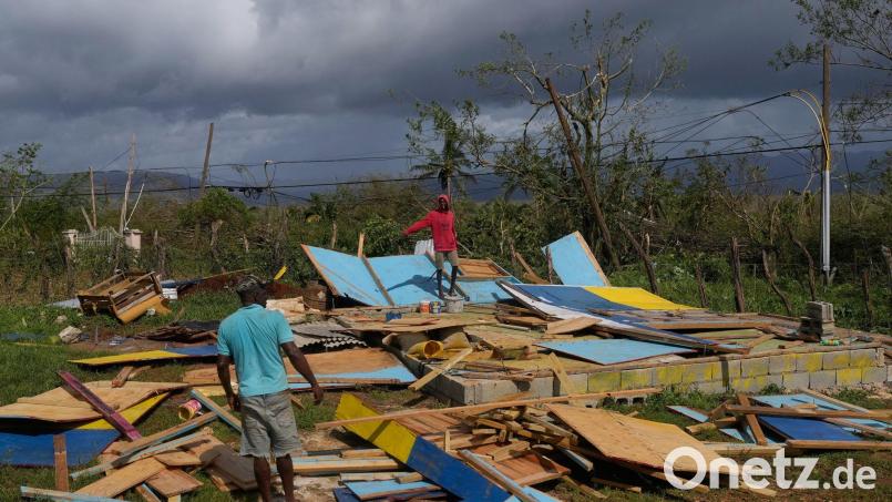 Hurrikan „Melissa“ ist bereits auf Jamaika und Kuba auf Land getroffen. Bild: Matias Delacroix/AP/dpa
