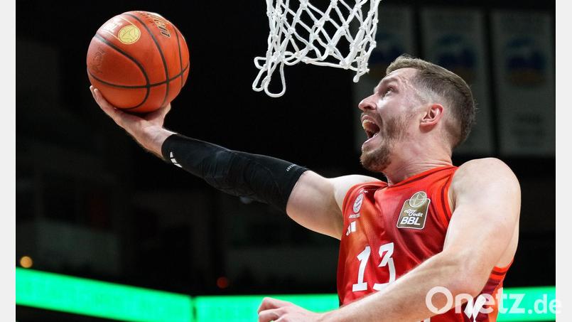 Führte die Bayern-Basketballer zum nächsten Sieg in der Euroleague: Europameister Andreas Obst. (Archivbild) Bild: Soeren Stache/dpa