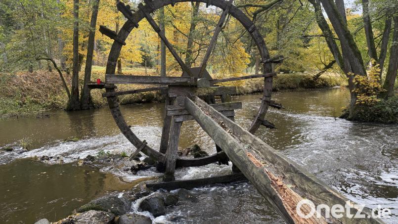 Demnächst wird das 25 Jahre alte Schöpfrad an der Waldnaab abgebaut und repariert. Es befindet sich in einem sehr schlechten Zustand. Mit dem Rotary-Club Stiftland und dem OWV Falkenberg kümmert sich die Marktgemeinde um das rund 40.000 Euro teure Vorhaben. Weitere Partner sind die Stadt Windischeschenbach, die Bayerischen Staatsforsten sowie die Landkreise Tirschenreuth und Neustadt/WN. Bild: Gabi Schönberger