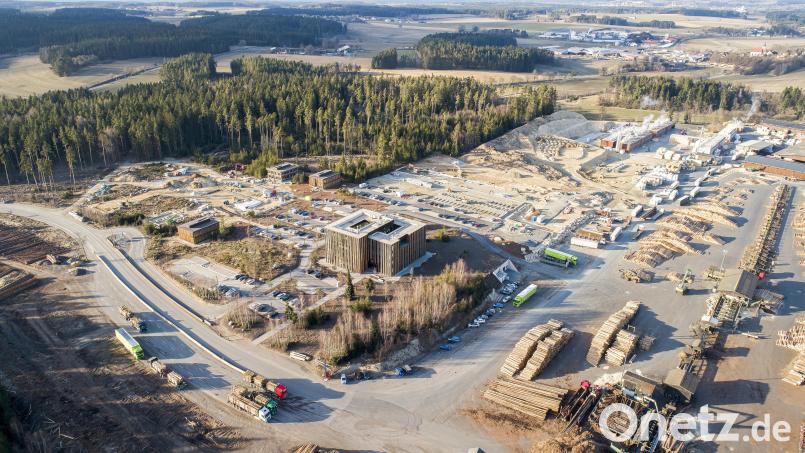 Die einstige Ziegler-Zentrale und das größte Sägewerk Europas auf der Betzenmühle. Bild: René Oertel