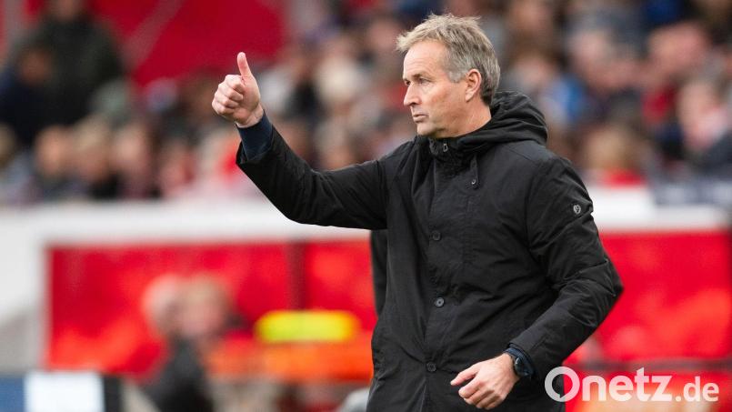 Selbstbewusst nach München: Leverkusens Coach Kasper Hjulmand Bild: Marius Becker/dpa