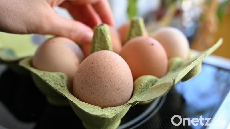 In Weiden wurde eine 18-Jährige durch einen Eierwurf am Kopf verletzt. Die Polizei sucht nach Hinweisen auf den Täter. Symbolbild: Elisa Schu/dpa