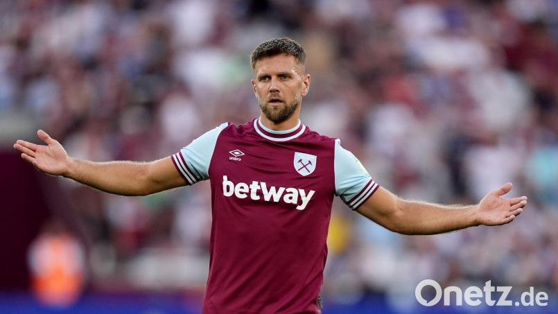 Vor dem Abflug? Niclas Füllkrugs Zeit bei West Ham United ist von großem Verletzungspech geprägt. (Archivbild) Bild: Jordan Pettitt/PA Wire/dpa