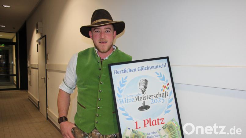 Bayerischer Witzemeister: Wolfgang Bösl aus Eschenbach. Bild: kro