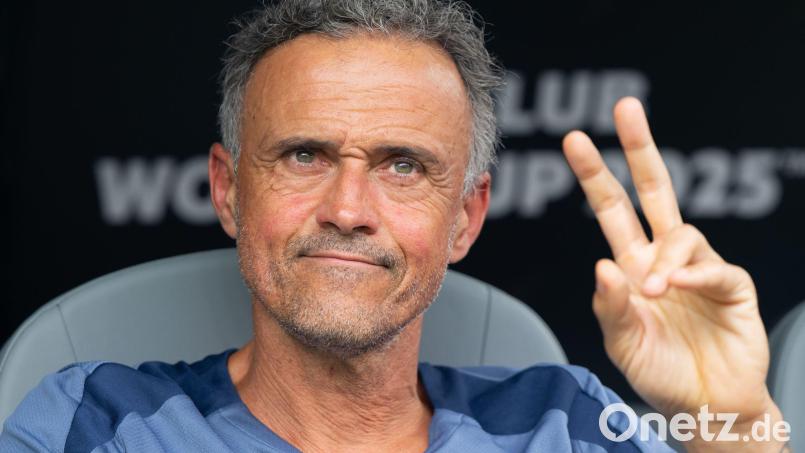 Luis Enrique äußert sich zum Champions-League-Duell mit dem FC Bayern. Bild: Sven Hoppe/dpa