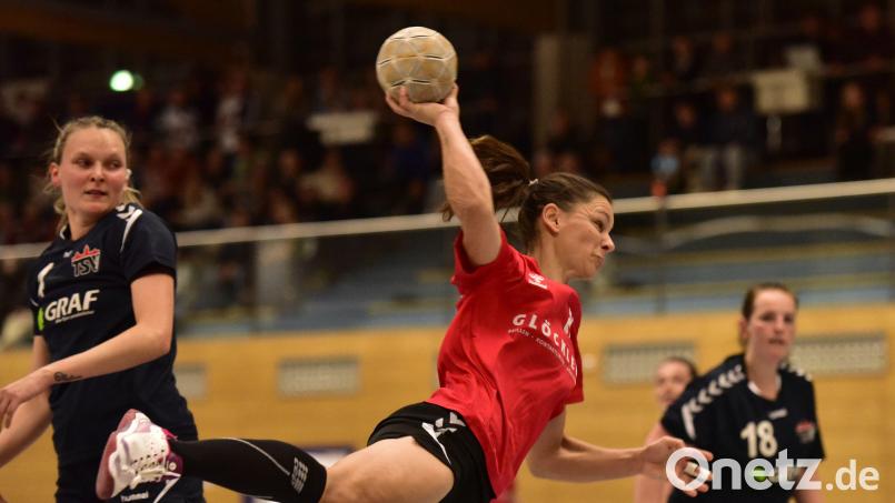 Kerstin Schill und ihre Teamkolleginnen der HSG Nabburg/Schwarzenfeld fiebern dem Derby entgegen. Bild: mhs