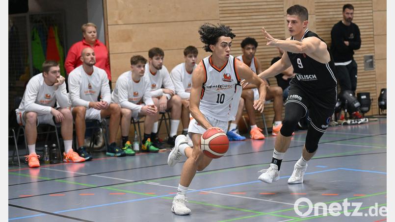 Ein Aktivposten im Spiel der DJK: Mike Tzavaras. Bild: Tobias Schwarzmeier