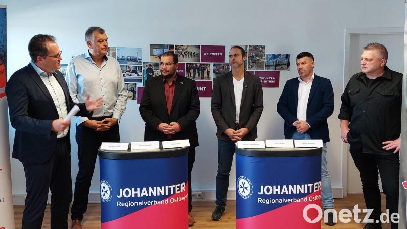 Die Bündelung der Kräfte verspricht eine noch höhere Effektivität (von links): Matthias Walk, Ulrich Bauriedl, Tobias Karl, Michael Buschheuer, Ulrich Kraus und Stefan Segerer bei der Pressekonferenz Bild: gmü