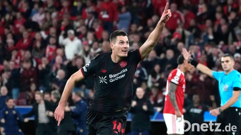 Patrik Schick köpfte Bayer zum Sieg Bild: Ana Brigida/AP/dpa