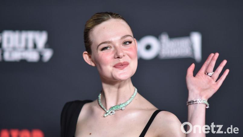 Elle Fanning bei der Premiere des Films. Bild: Richard Shotwell/Invision/AP/dpa