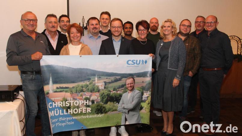 Christoph Müllhofer ist der Bürgermeisterkandidat der CSU Pleystein. Bild: pi