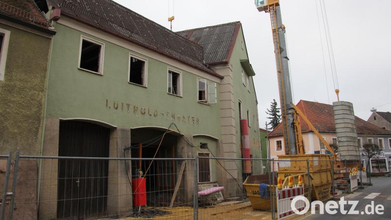 Die Umbauarbeiten beim ehemaligen Luitpold-Theater gehen zügig voran. Spätestens Anfang 2028 soll die Eröffnung sein. Bild: kro