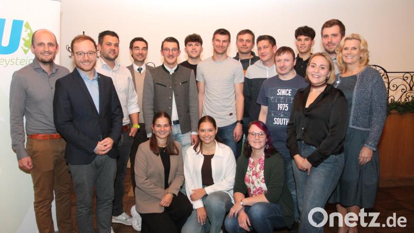 Die JU Pleystein geht mit Listenführer Matthias Weig (links) in den Kommunalwahlkampf. Bild: pi