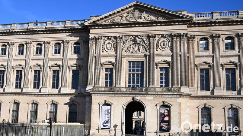 Der Louvre reagiert mit Sofortmaßnahmen für mehr Sicherheit auf den spektakulären Einbruch im Oktober. (Archivbild) Bild: Emma Da Silva/AP/dpa