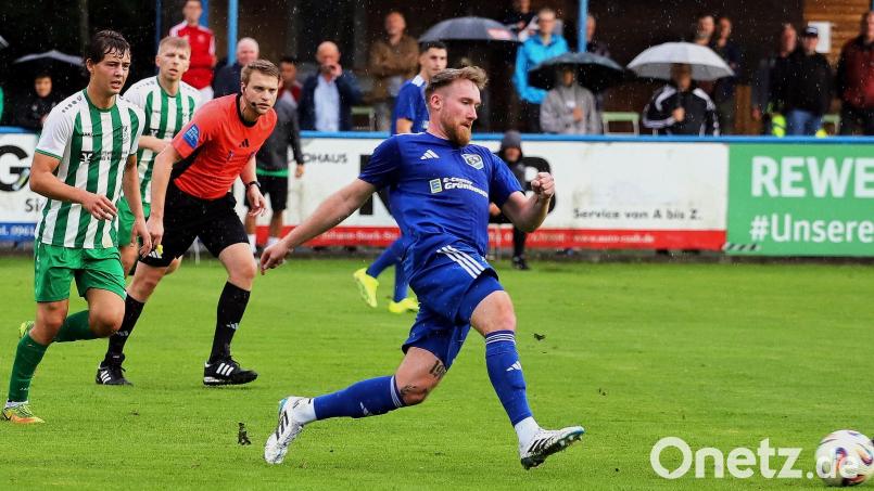 Für Bastian Strehl und den SV Etzenricht steht gegen Bad Abbach eine schwere Partie auf dem Programm. Bild: war