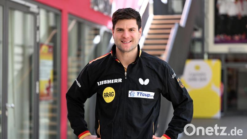 Tischtennis-Star Dimitrij Ovtcharov überzeugt in Frankfurt. (Archivbild) Bild: Federico Gambarini/dpa